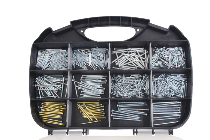 Søm sortimentsæske 550 dele